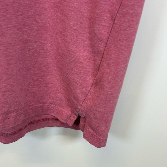 Johnnie O Mens Pink Polo Collared Shirt Short Sleeve Men’s Size Large - Picture 2 of 7